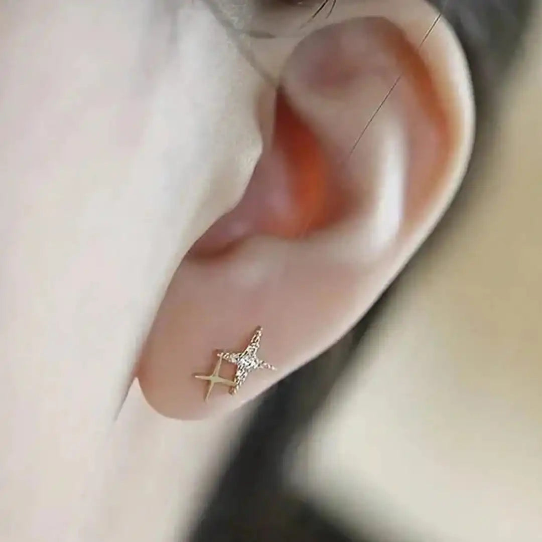 Glistening Star Studs