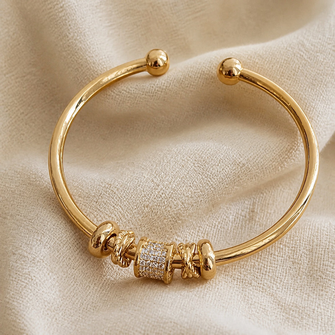 Adjustable Gold Charm Bracelet