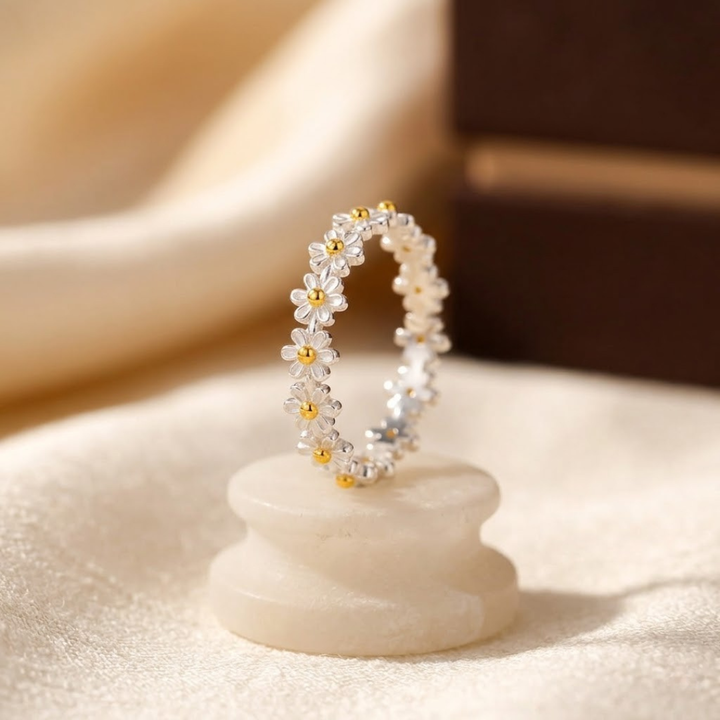 Silver Blossom Ring
