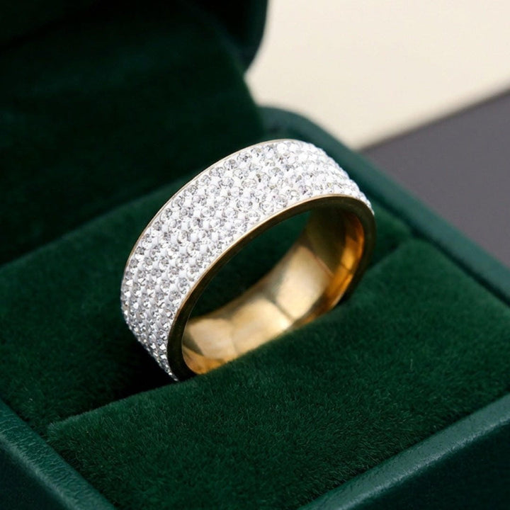 Pavelli Gemstone-Embellished Band Ring