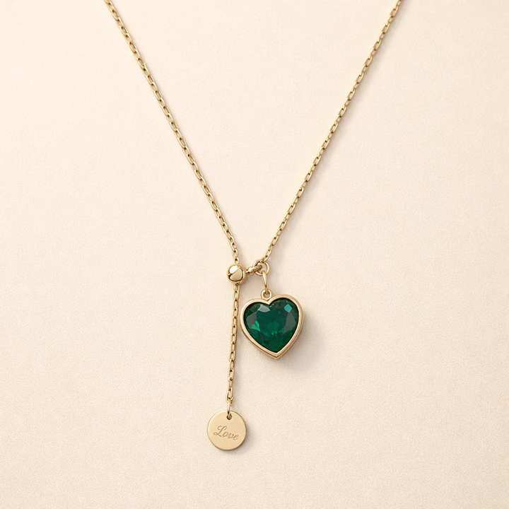 Κομψή χρυσή αλυσίδα με λεπτό κρεμαστό δίσκο