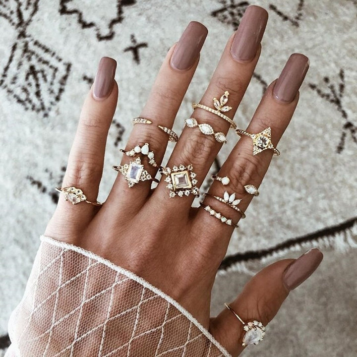 Unique Collection of 8 to 12 Rings