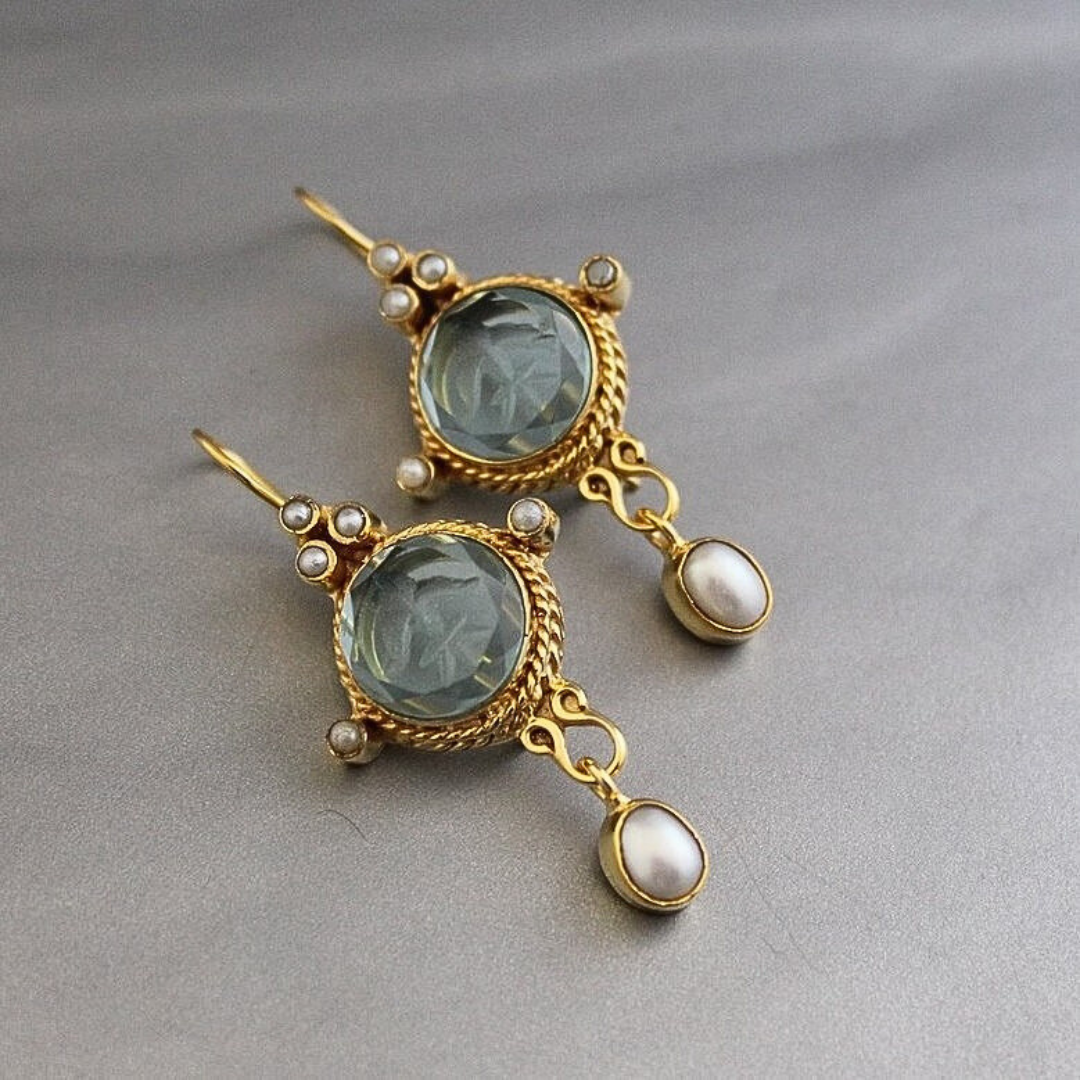 Merena Classic Pearl Drop Earrings