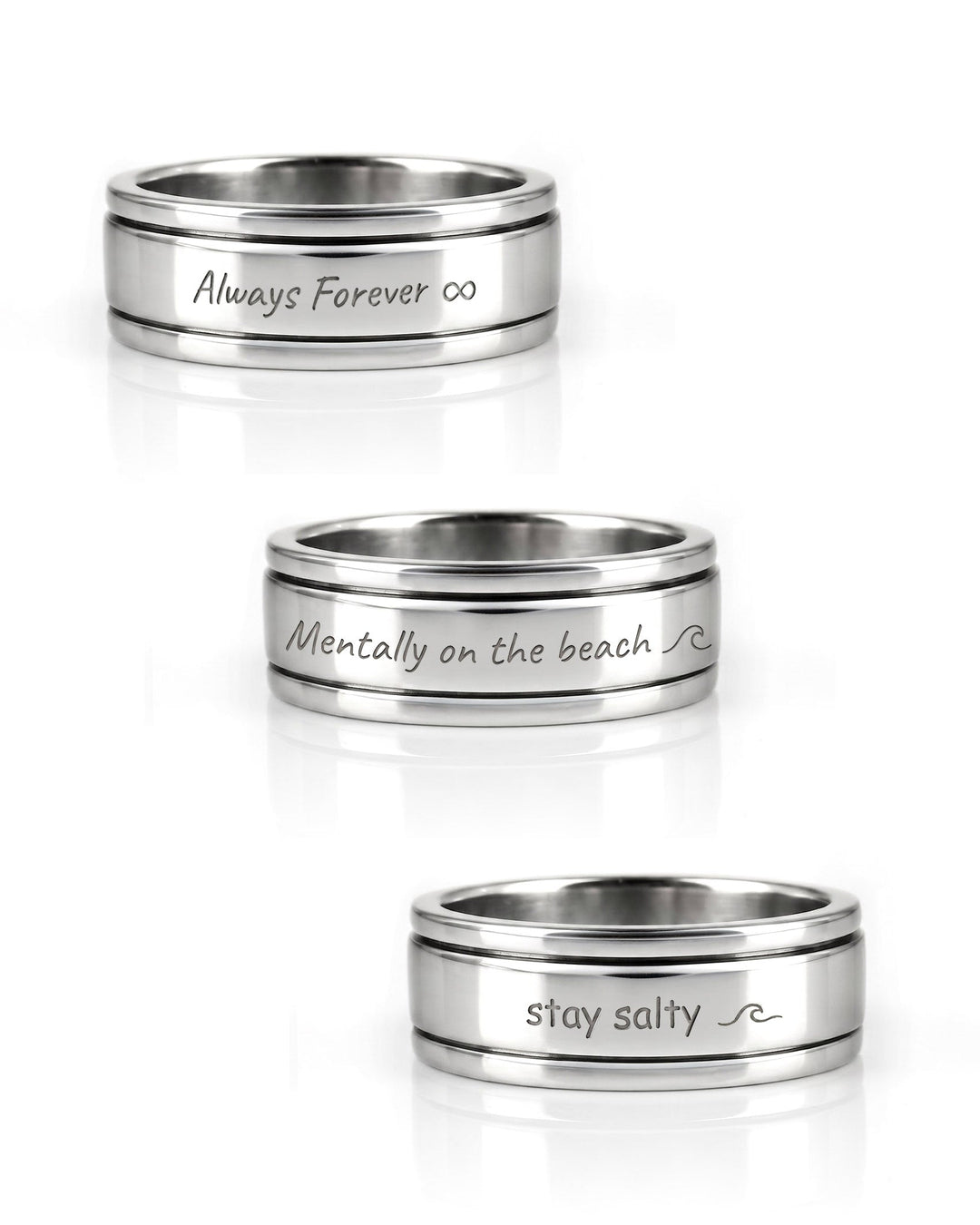 Δαχτυλίδι Fidget Mantra – Επιλέξτε την Υπενθύμισή σας