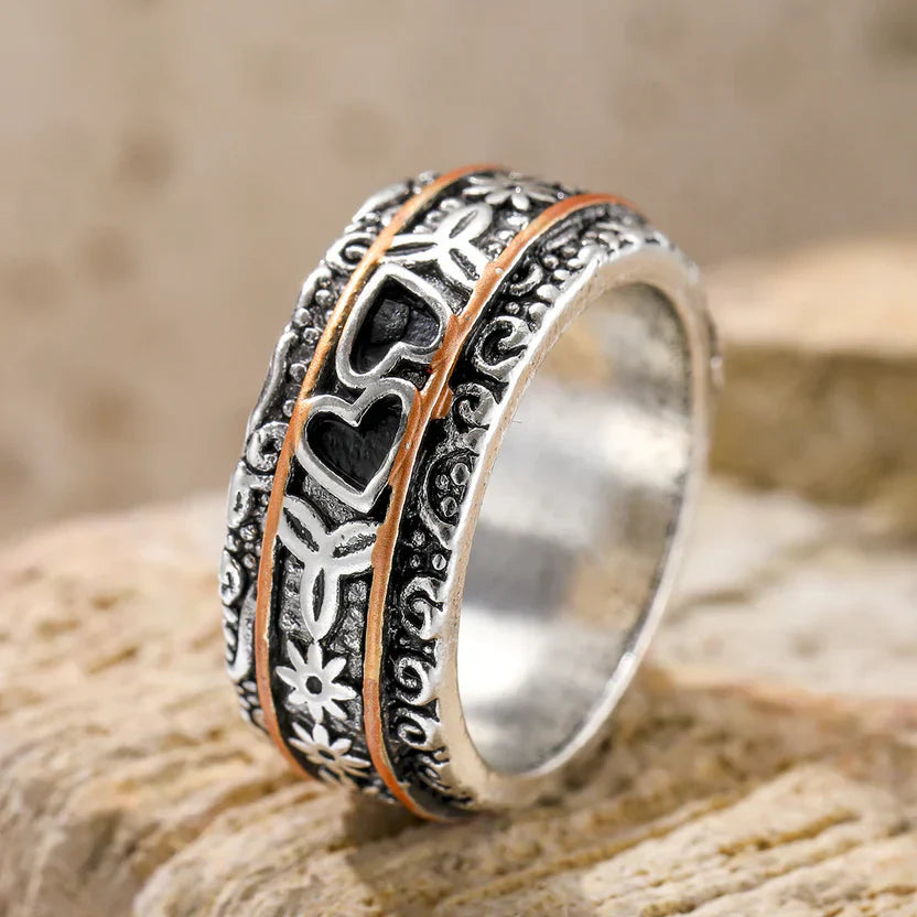 Personalized Silver Heritage Band