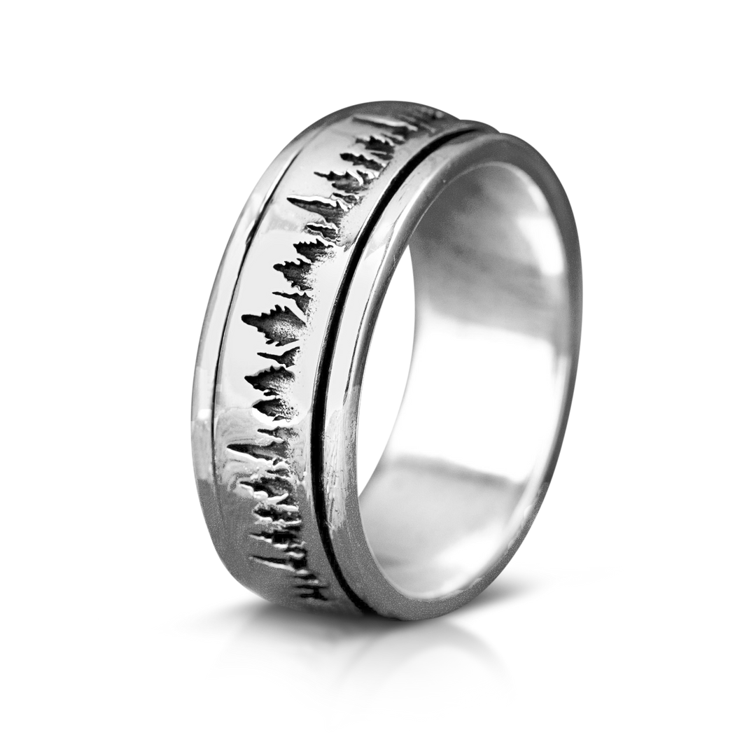 Δαχτυλίδι Fidget Ανδρικό Ασημένιο 925