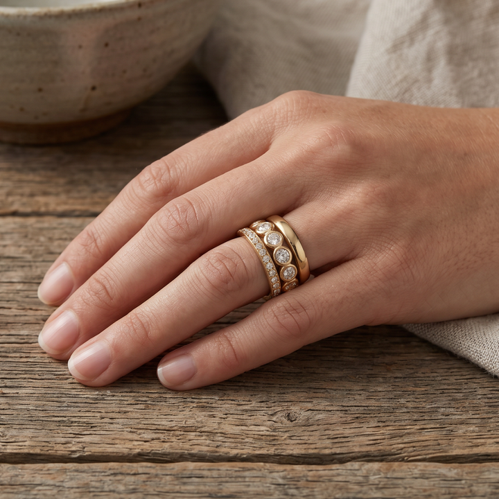 Mystical Golden Crafted Bands