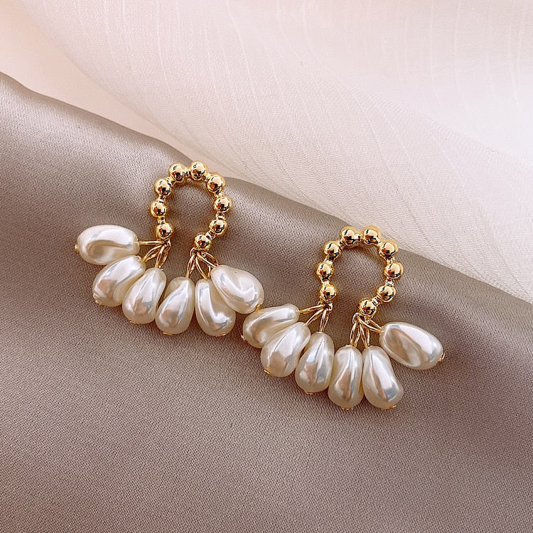 Pearl Earrings with Baroque Influence