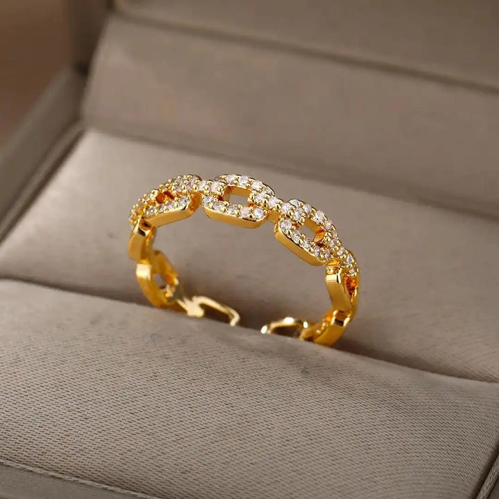 Verona Adjustable Chain Link Ring