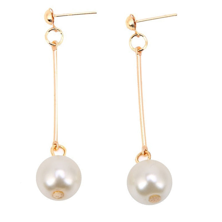 Chic Drop Earrings Showcasing Distinctively Crafted Pearls
