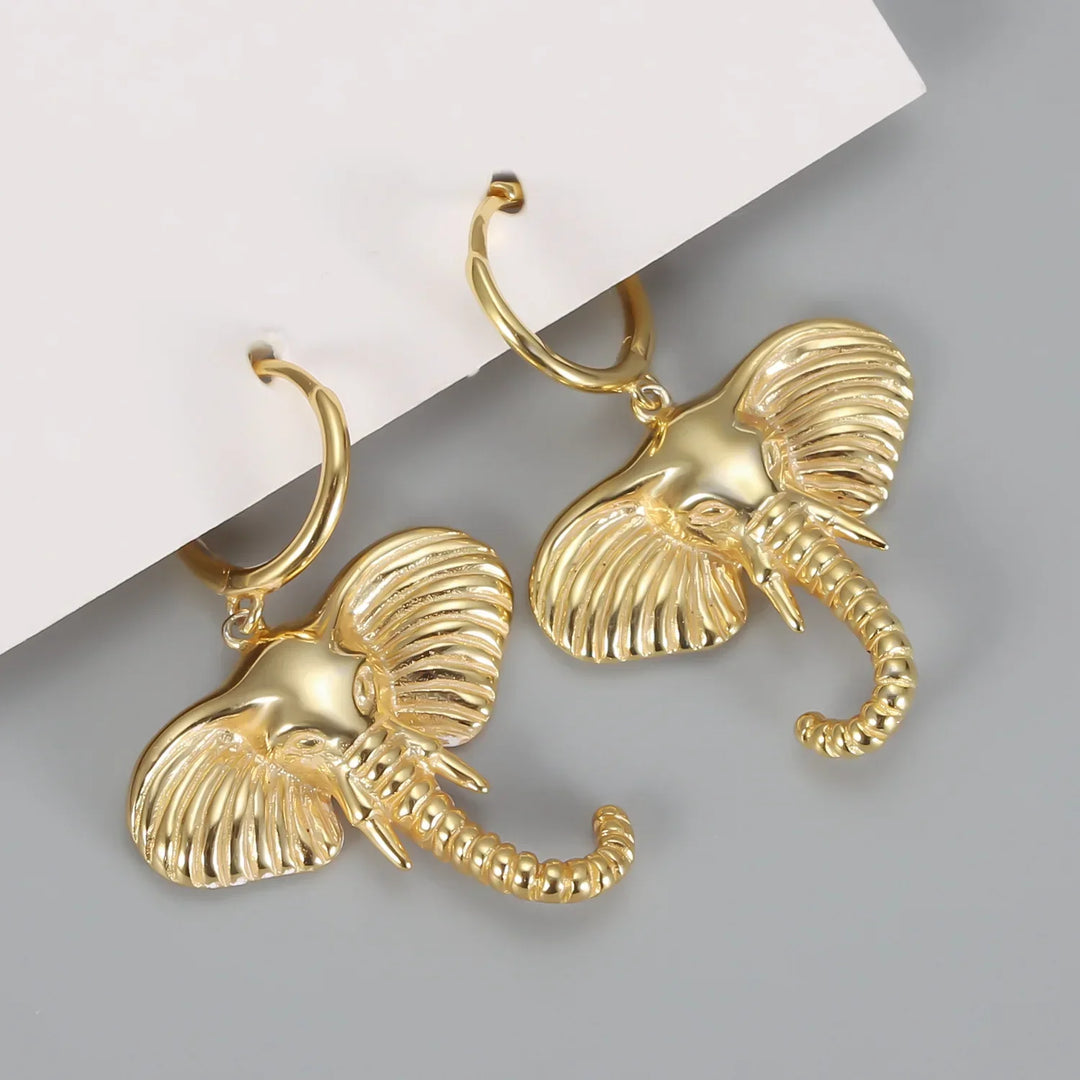 Μενταγιόν και Σκουλαρίκια Ελέφαντα