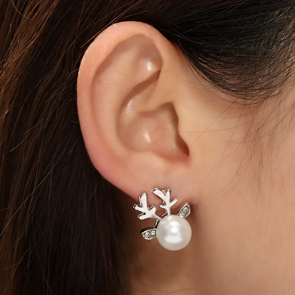 Σκουλαρίκια Μαργαρίτα Κεράσι Ρεντίρ