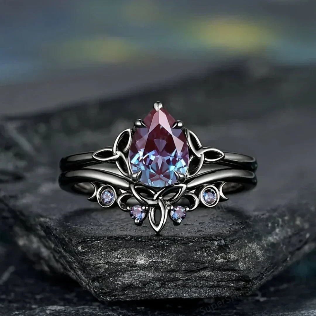 Amethyst Stacked Ring