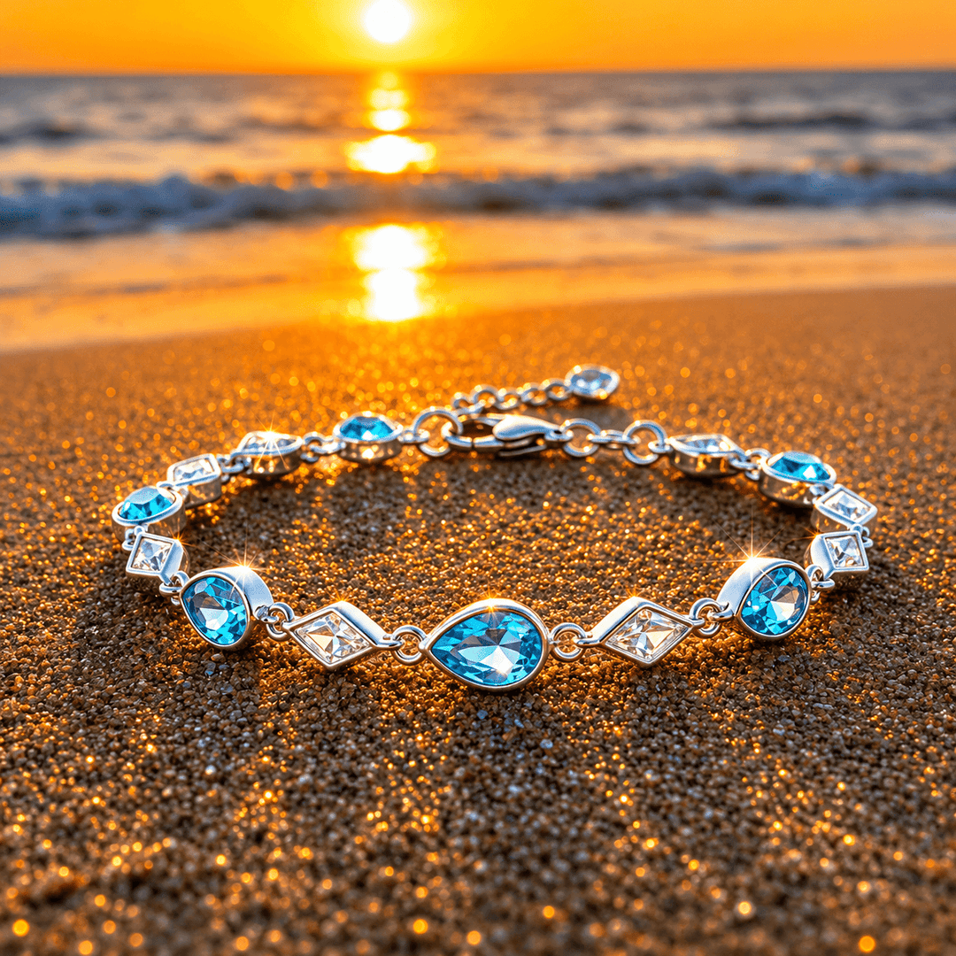 Azure Wave Radiance Bracelet