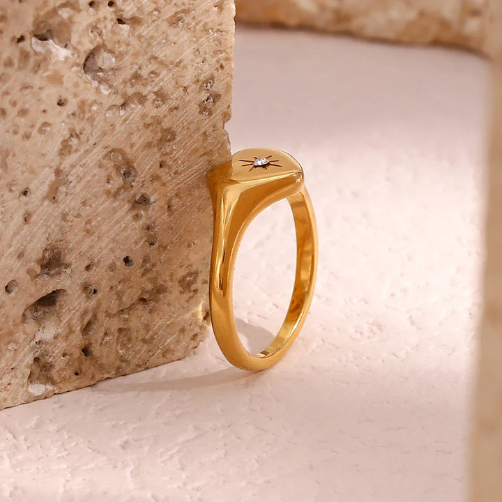 Δαχτυλίδι Ουράνιας Αγάπης - Χρυσός 18k