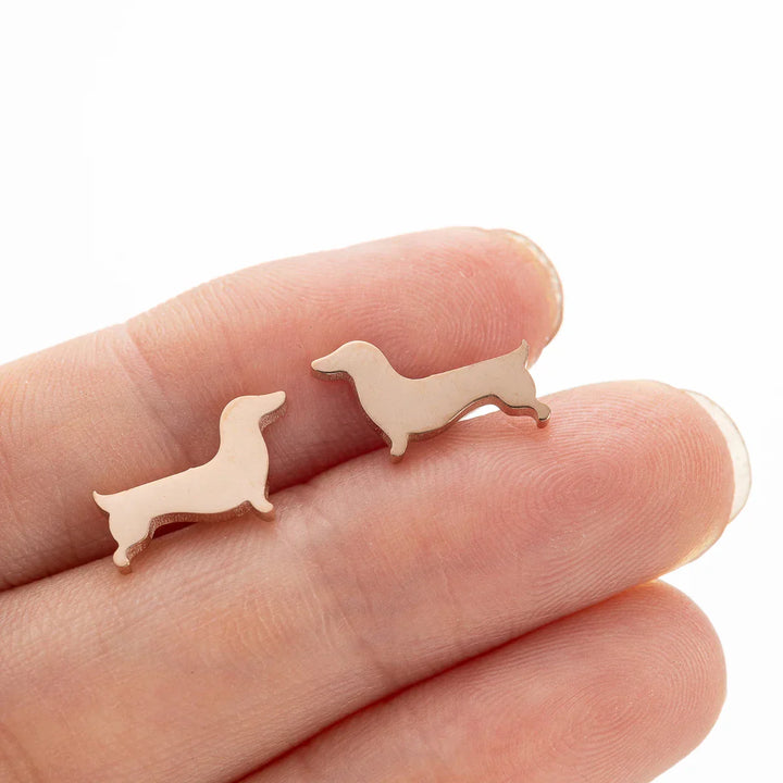 Σκουλαρίκια Στριφτό Dachshund