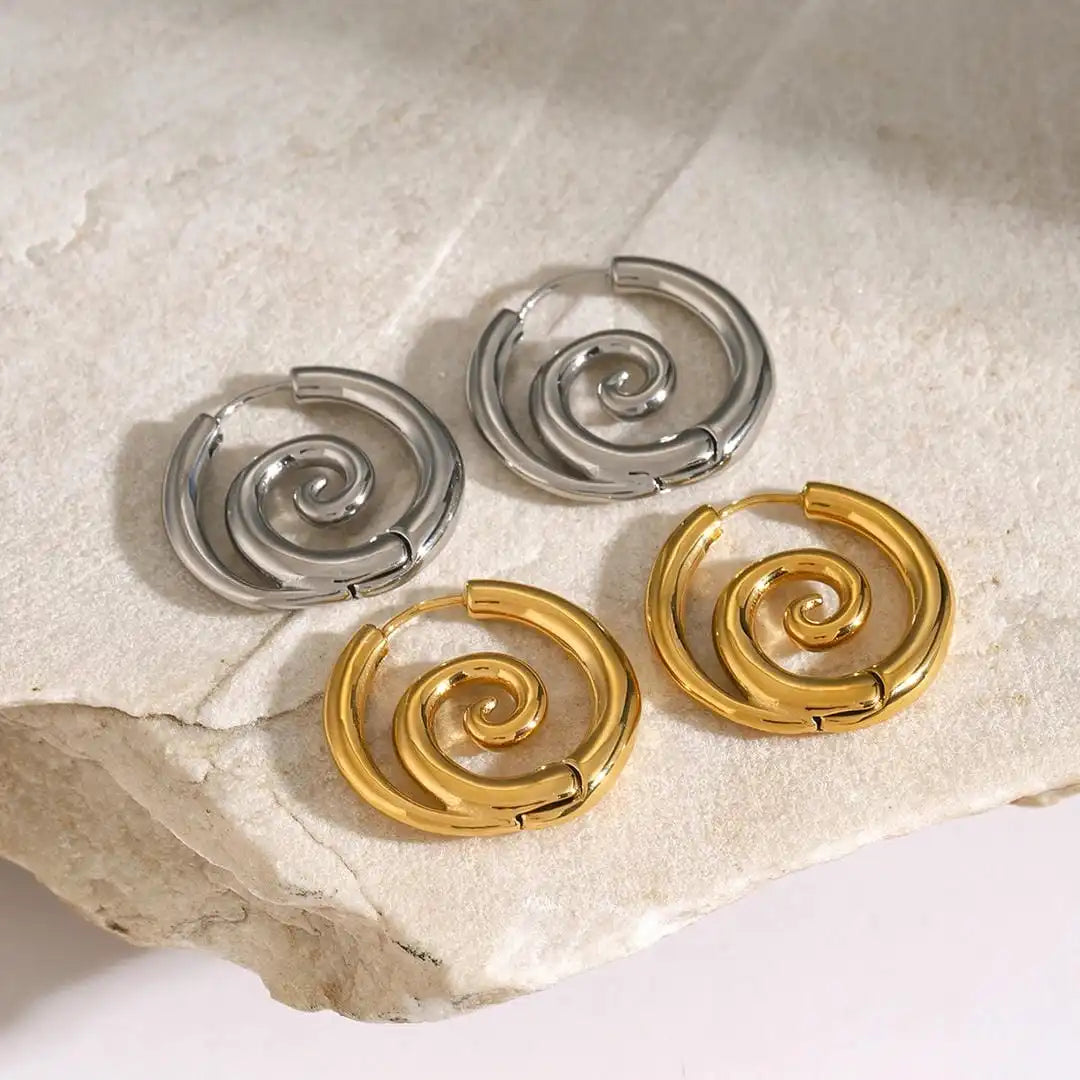 Timeless Twisted Gold Earrings