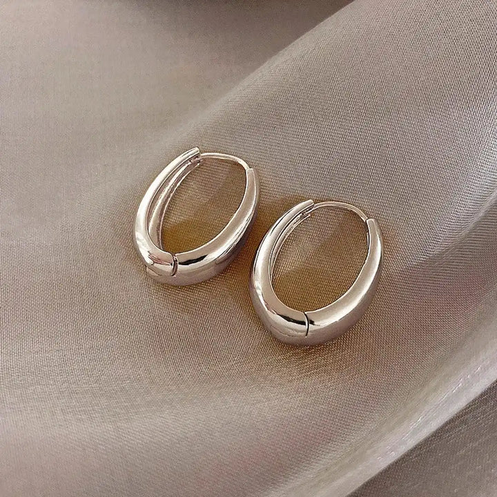 Classic Golden Hoop Earrings