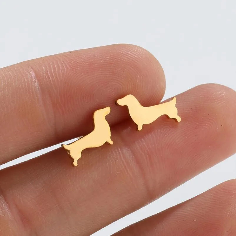 Σκουλαρίκια Στριφτό Dachshund
