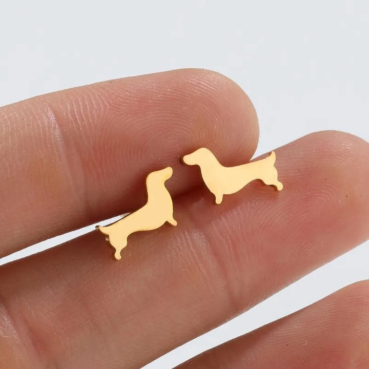 Σκουλαρίκια Στριφτό Dachshund