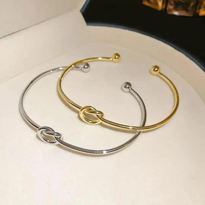 Adjustable Golden Loop Bracelet
