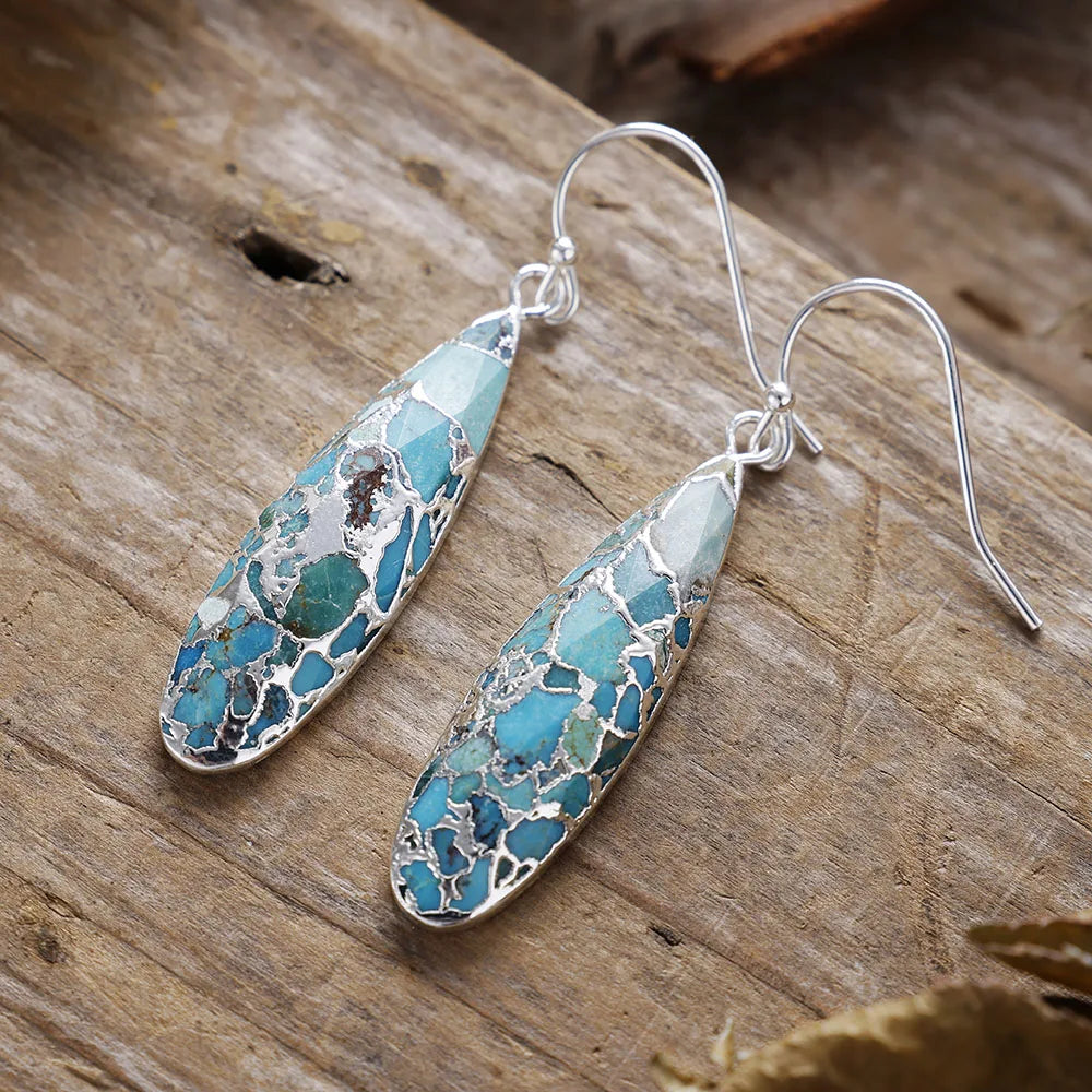 Σκουλαρίκια Gemstone Serenity Drop
