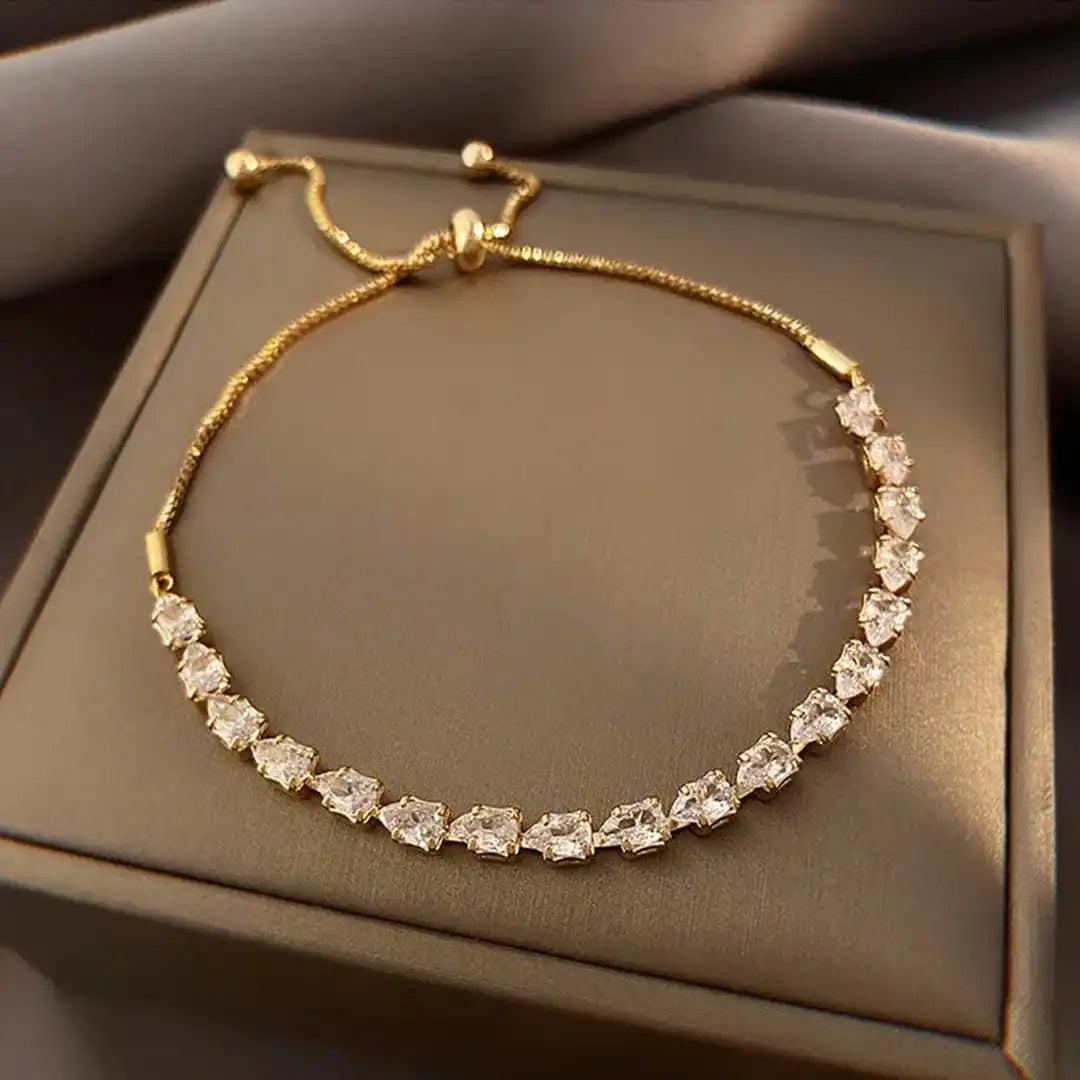 Adjustable Geometric Stone Bracelet