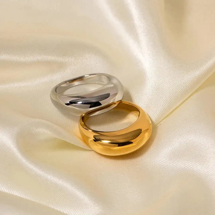Timeless Golden Crescent Band