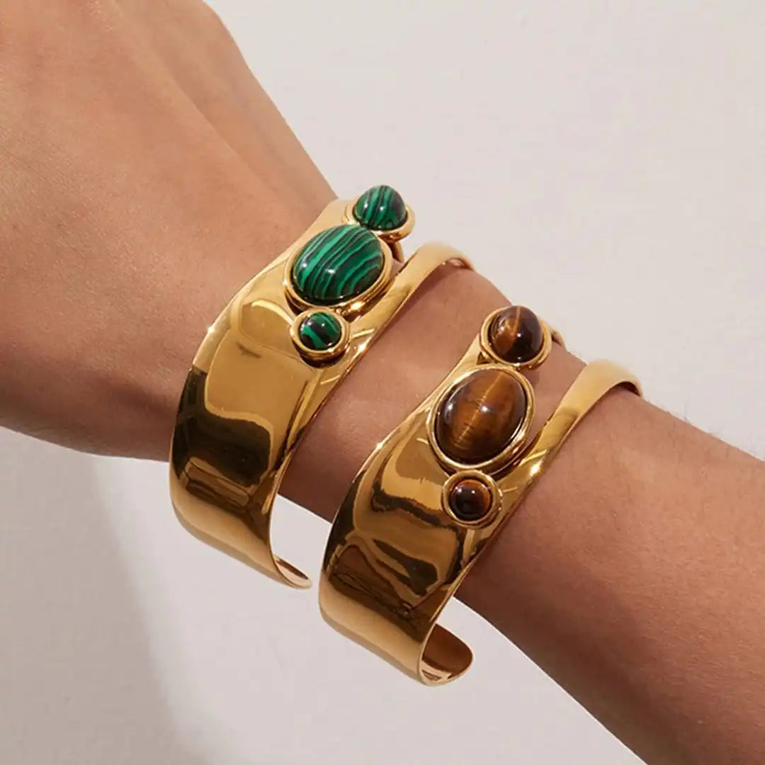 Vintage Gold Tiger Eye Bracelet