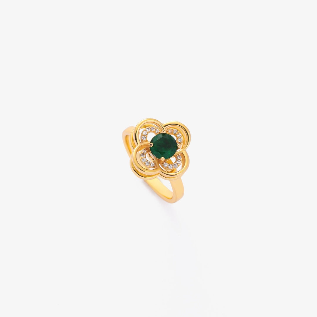 Δαχτυλίδι Χαλαζίας Clover Halo
