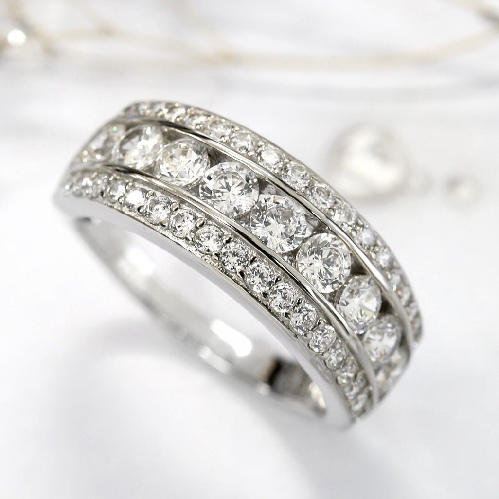 Sophisticated Silver Gemstone Ring