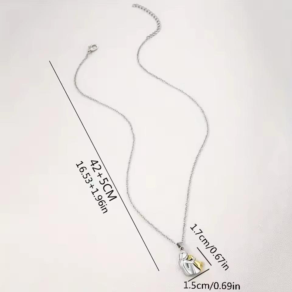 Λεπτή χρυσή αλυσίδα με ανθοδέσμη