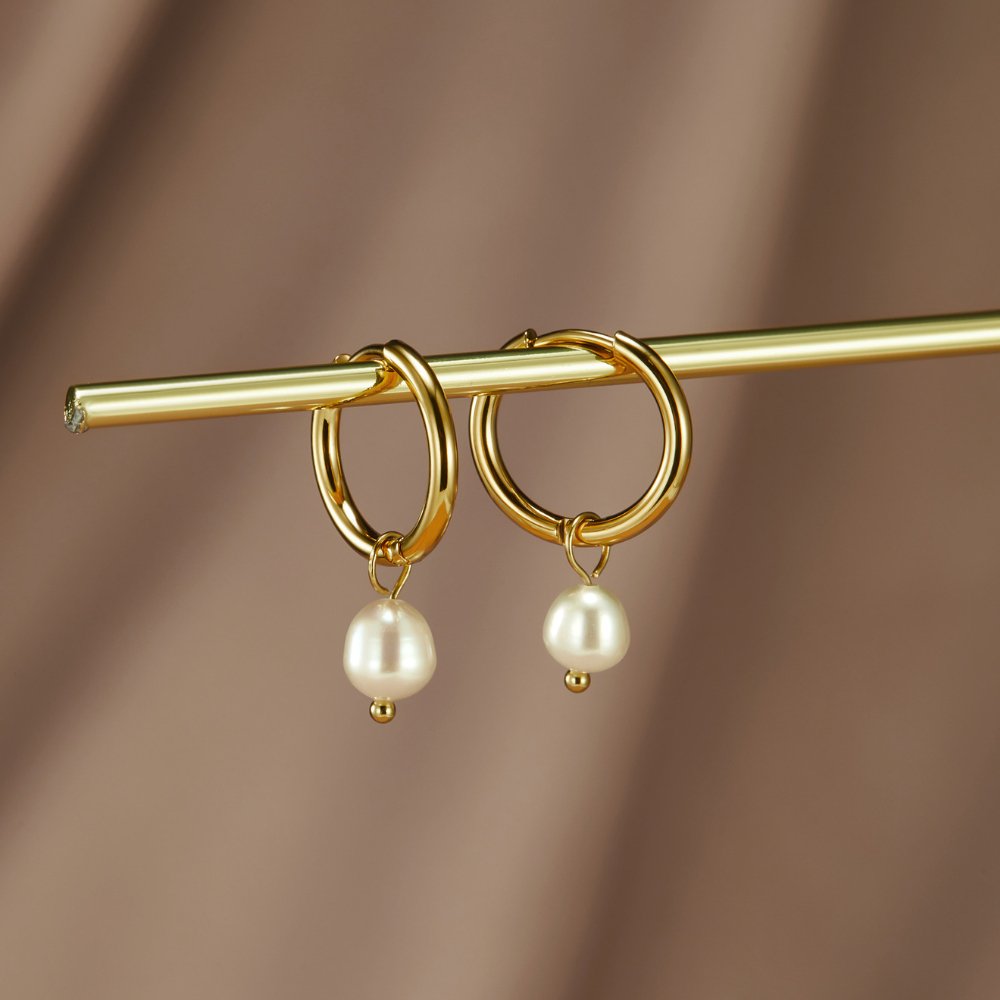Genuine Pearl Earrings