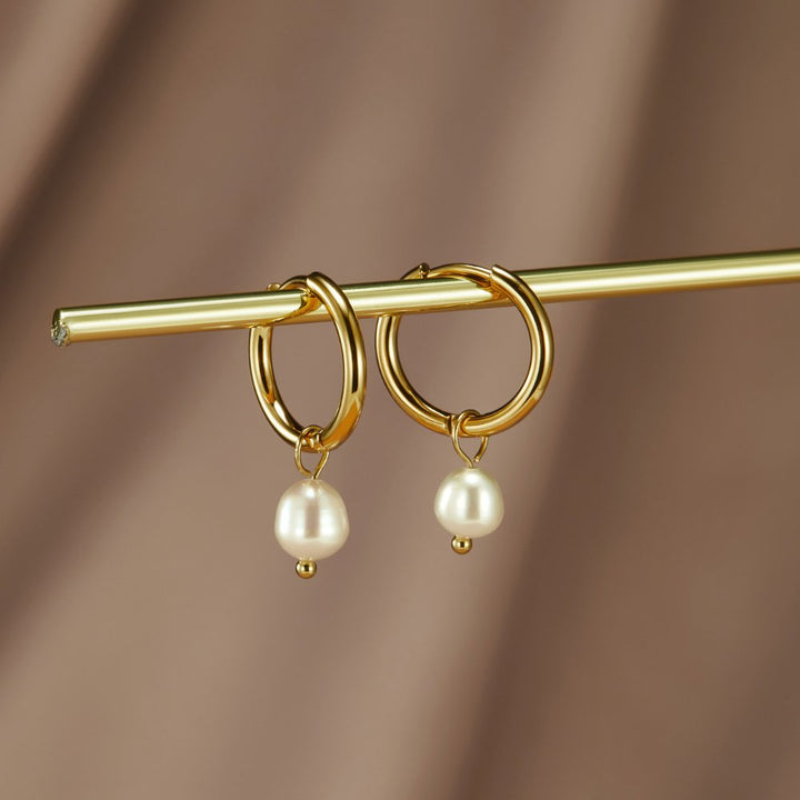 Genuine Pearl Earrings