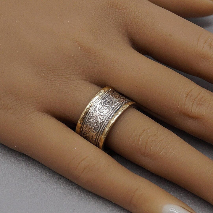 Timeless Gold and Silver Elegant Ring