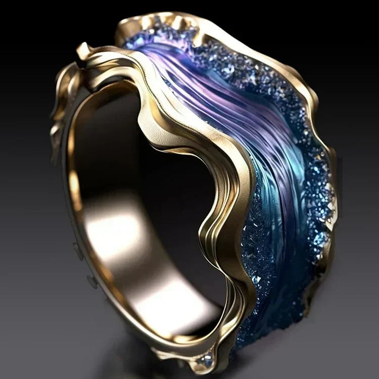 Vintage Golden Coastal Ring