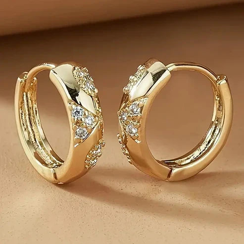 Radiant Glow Hoop Earrings
