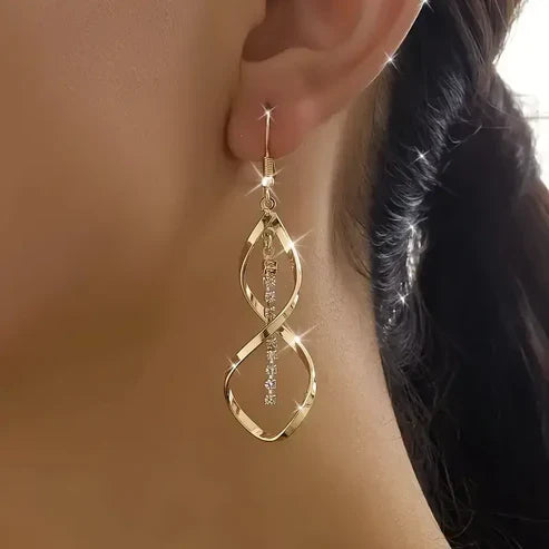 Radiant Spiral Earrings by Sunbeam