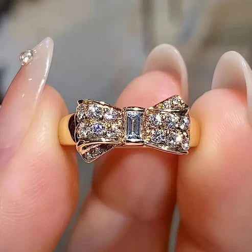 Glittering Golden Tie Band