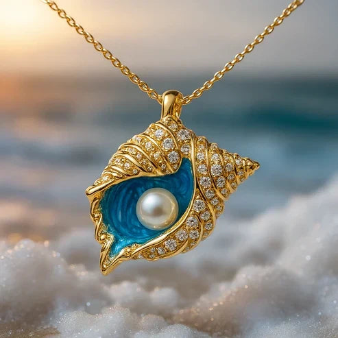 Lustrous Pearl Shell Necklace