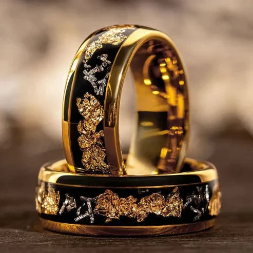 Elegant Golden Ring Collection