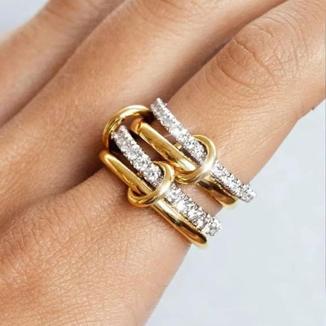 Woven Zirconia Ring Collection