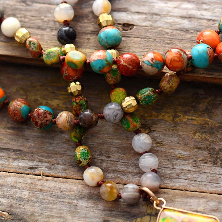 Radiant Jasper Wellness Necklace