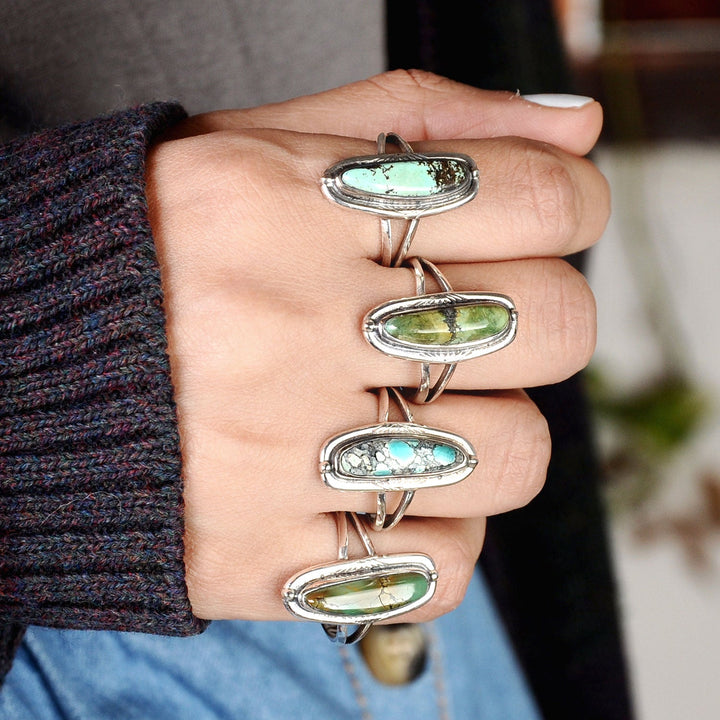 Ασημένιο Αυθεντικό Ρόδινο Ρόδο Τουρκουάζ Νοτιοδυτικού Στυλ 925