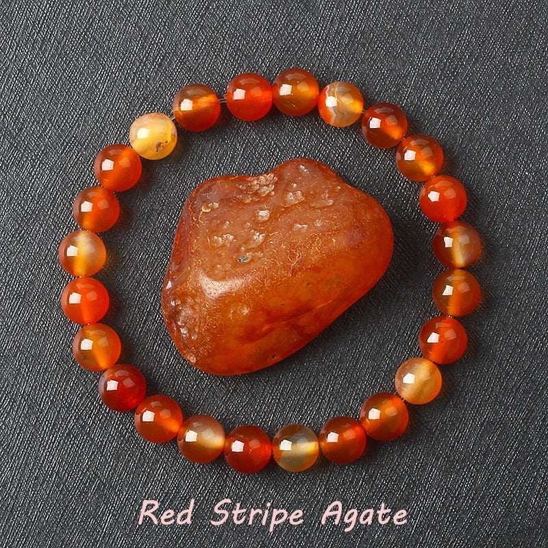 Vibrant Courage Agate Bracelet