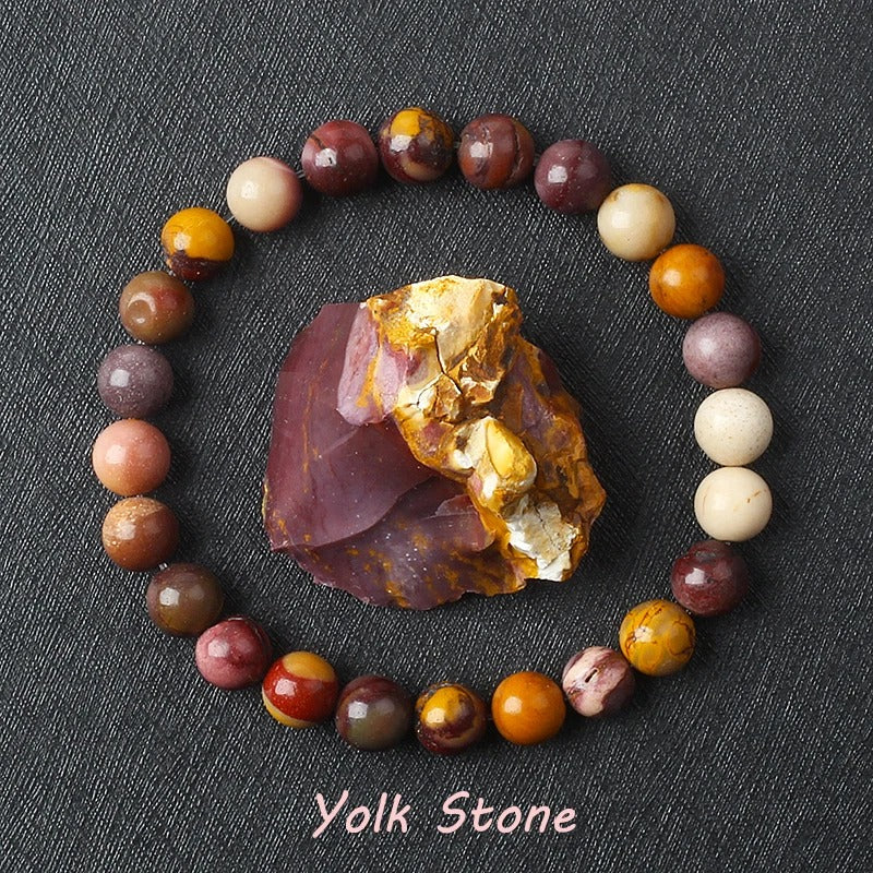 Vibrant Energy Yolk Stone Bracelet